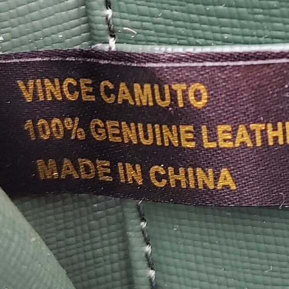 Vince Camuto Green Leather Wristlet Wallet - Picture 2 of 5